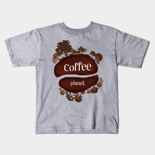 Welcome to the Coffee planet - I love Coffee Kids T-Shirt